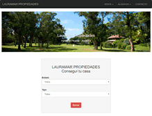 Tablet Screenshot of lauramar.com.ar